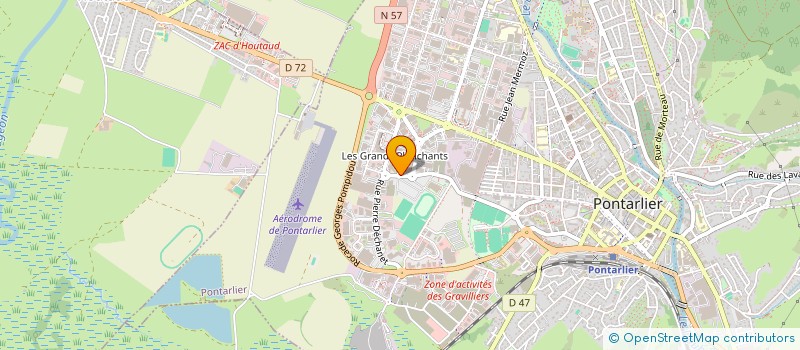 localisation de l'entreprise BUFFET PONTARLIER  PONTARLIER