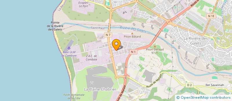 localisation de l'entreprise BUFFI SOC AMENAGEMENT TRAVAUX PAYSAGERS  SAINT-PAUL