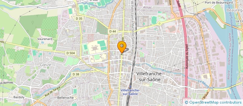 localisation de l'entreprise BUFFIERE SPORT à VILLEFRANCHE-SUR-SAONE