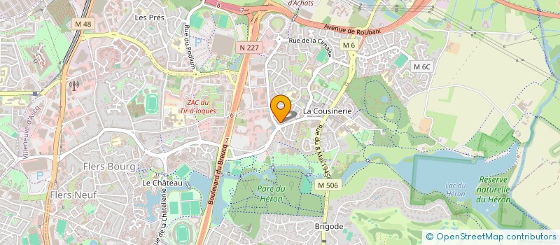 localisation de l'entreprise BUFINVEST 2 à VILLENEUVE D ASCQ