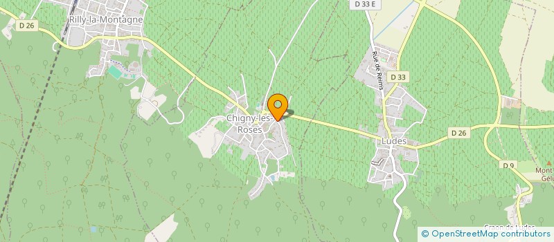 localisation de l'entreprise BUFO IMMOBILIER  CHIGNY-LES-ROSES