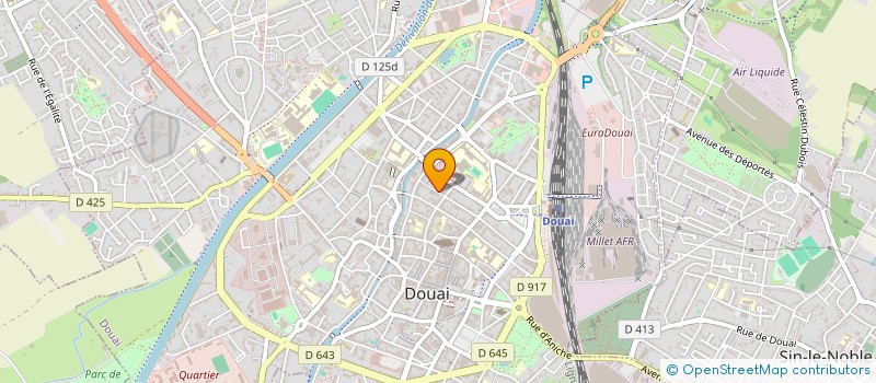 localisation de l'entreprise BUFQUIN CARNOT à DOUAI
