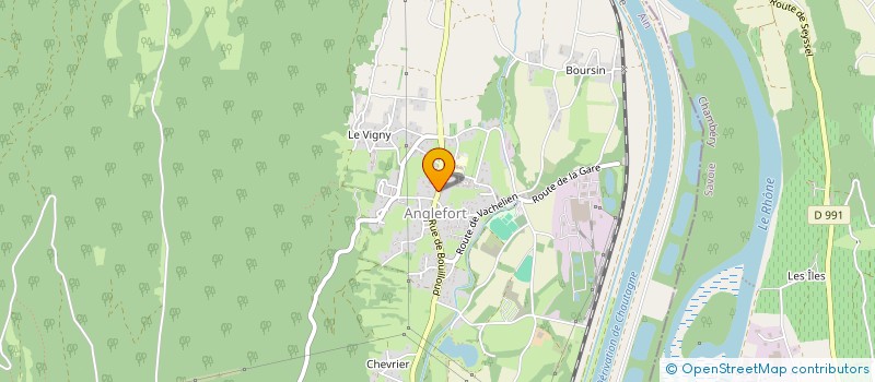 localisation de l'entreprise BUG  ANGLEFORT