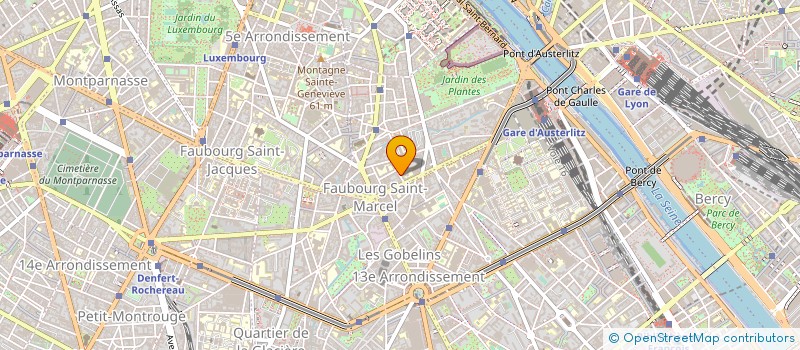 localisation de l'entreprise BUG'ART à PARIS