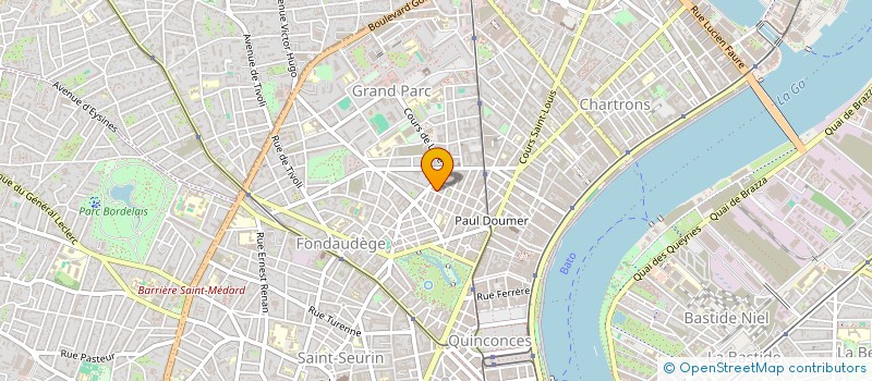 localisation de l'entreprise BUG S LOISIRS à BORDEAUX