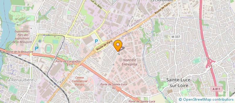 localisation de l'entreprise BUGAL à NANTES