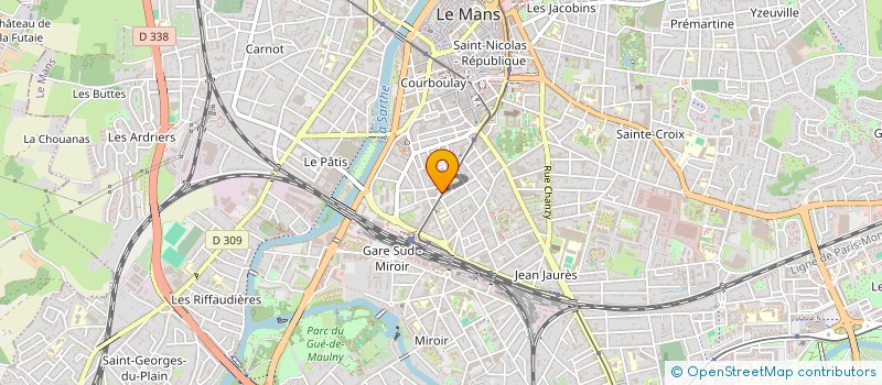 localisation de l'entreprise BUGALE à LE MANS
