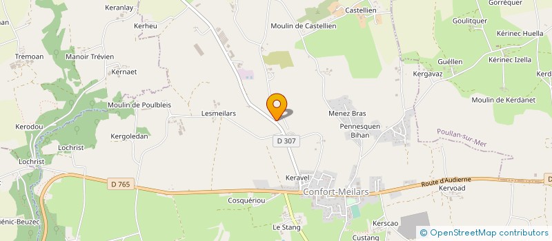 localisation de l'entreprise BUGALE AN NOZ à CONFORT-MEILARS