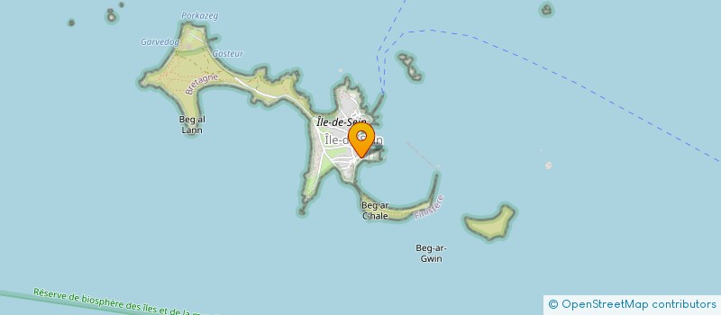 localisation de l'entreprise BUGALE ENEZ SUN  ILE-DE-SEIN