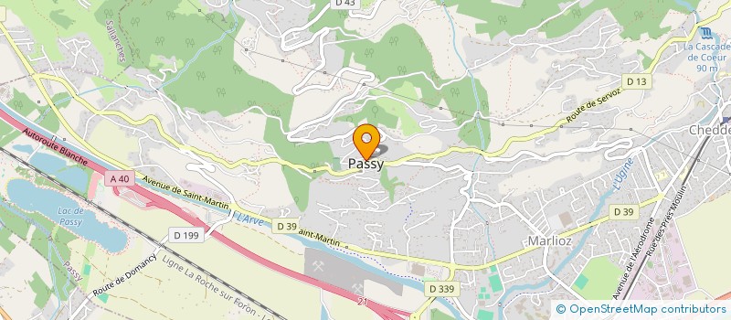 localisation de l'entreprise BUGAND à PASSY