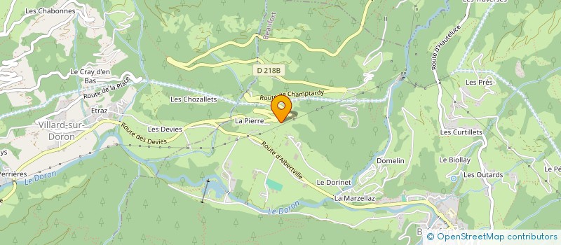 localisation de l'entreprise BUGAND'ET CONSTRUCTION à BEAUFORT