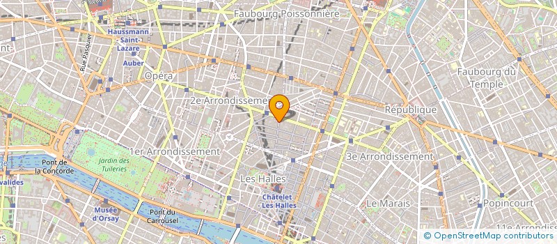 localisation de l'entreprise BUGATEX FABRICS SARL  PARIS