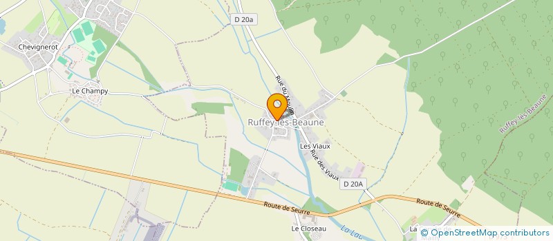 localisation de l'entreprise BUGAUD CORINNE à CHEVIGNY-EN-VALIERE