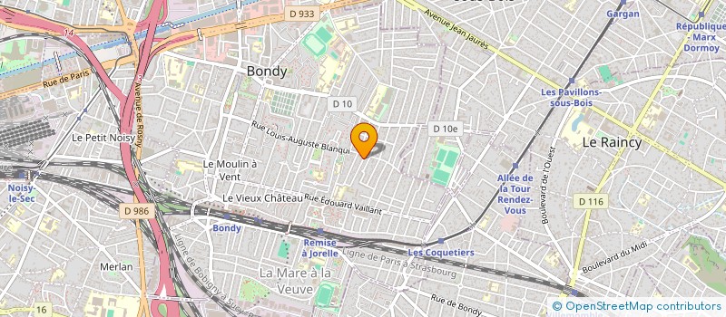 localisation de l'entreprise BUGDAY à BONDY