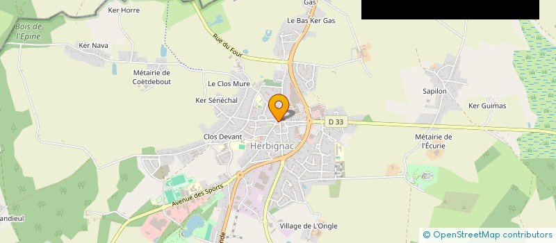 localisation de l'entreprise BUGEI DOJO à HERBIGNAC