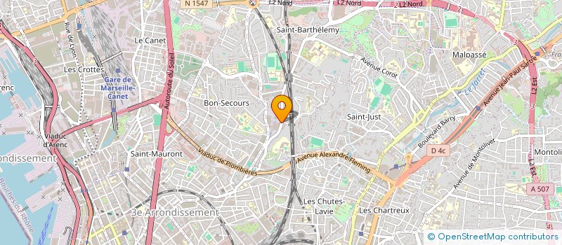 localisation de l'entreprise BUGEIA IMMOBILIER  MARSEILLE
