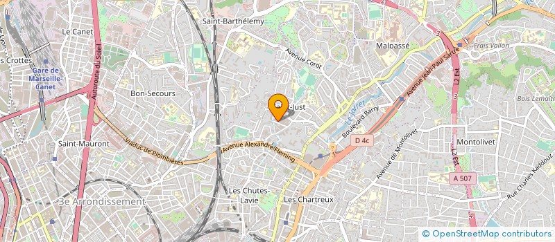 localisation de l'entreprise BUGEIA NETTOYAGE  MARSEILLE
