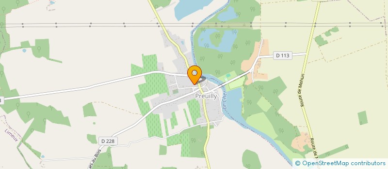 localisation de l'entreprise BUGEON  PREUILLY