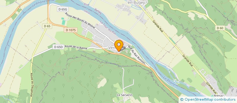 localisation de l'entreprise BUGEY 6  VERTRIEU