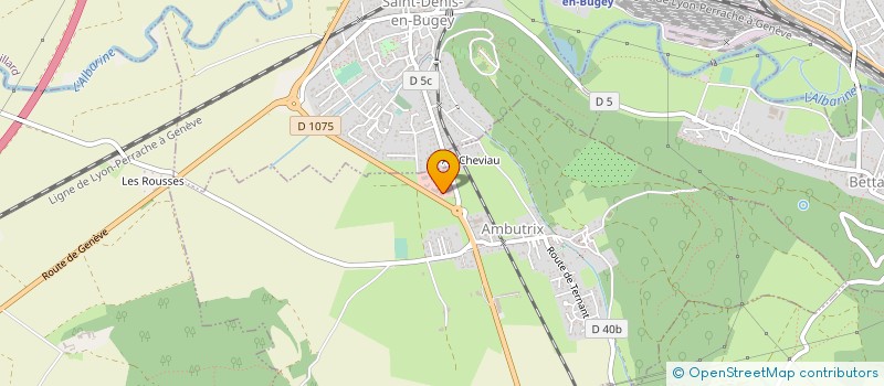 localisation de l'entreprise BUGEY AUTO PIECES à AMBUTRIX