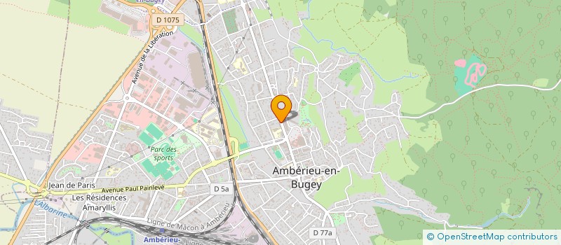 localisation de l'entreprise BUGEY ELECTRICITE à AMBERIEU-EN-BUGEY