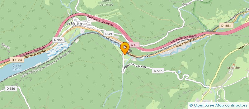 localisation de l'entreprise BUGEY GASTRONOMIE à SAINT-GERMAIN-DE-JOUX