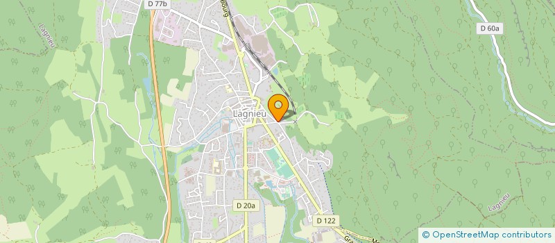 localisation de l'entreprise BUGEY LIBRE à LAGNIEU