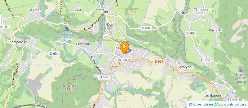 localisation de l'entreprise BUGEY RADIO  ARTEMARE