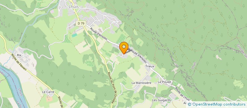 localisation de l'entreprise BUGEY SPORT AUTO  LHUIS