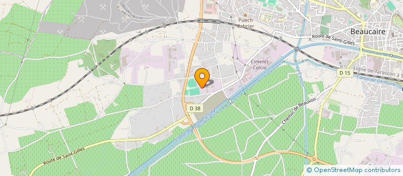 localisation de l'entreprise BUGGY  BEAUCAIRE