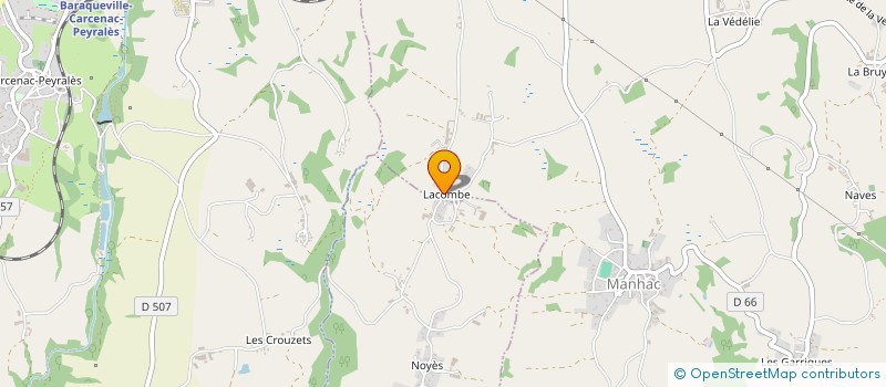 localisation de l'entreprise BUGGY CLUB LIOUJAS  MANHAC