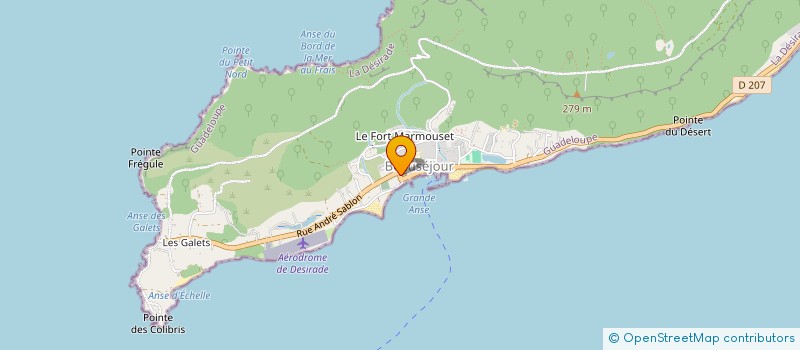localisation de l'entreprise BUGGY DESIR à LA DESIRADE