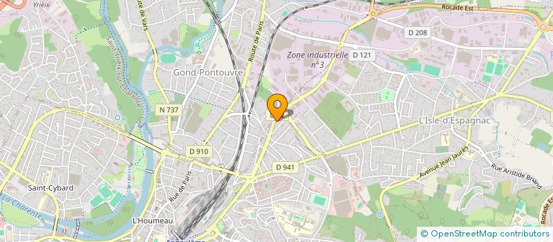 localisation de l'entreprise BUGGY RADIO ANGOULEME à ANGOULEME