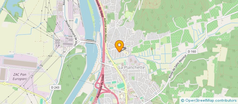 localisation de l'entreprise BUGHOUSE  BOLLENE