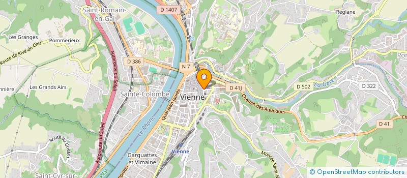 localisation de l'entreprise BUGNET DEBIZE  VIENNE