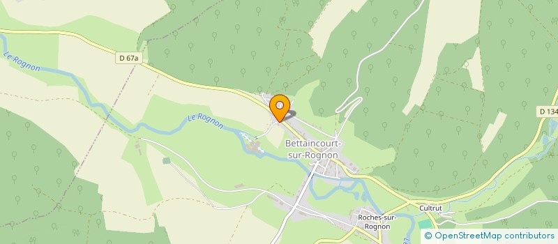 localisation de l'entreprise BUGNOT CONSULTANT à ROCHES-BETTAINCOURT