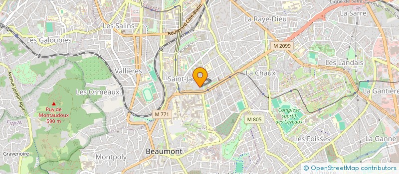 localisation de l'entreprise BUGSCOPE  CLERMONT-FERRAND