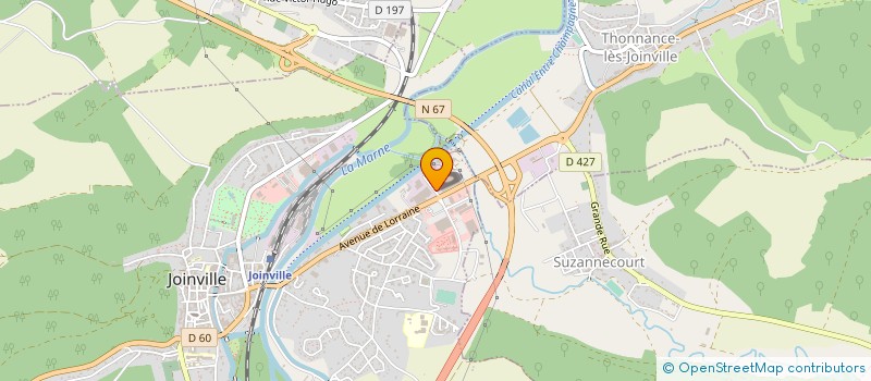 localisation de l'entreprise BUGUET FILS à JOINVILLE