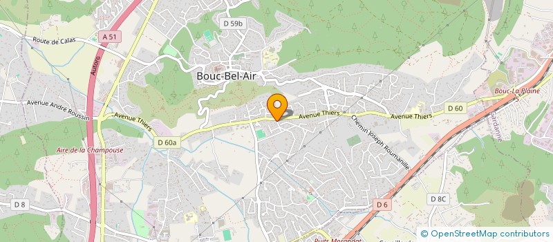 localisation de l'entreprise BUGUI SCI à BOUC-BEL-AIR