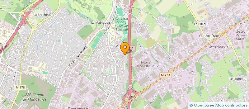 localisation de l'entreprise BUI 99  CARQUEFOU