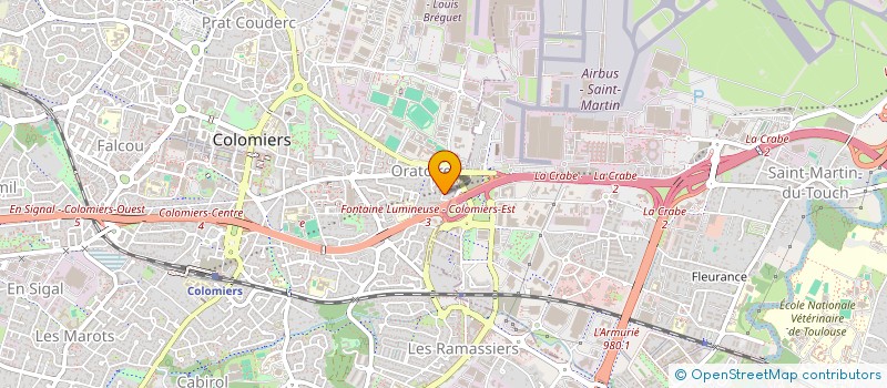 localisation de l'entreprise BUIDN à COLOMIERS