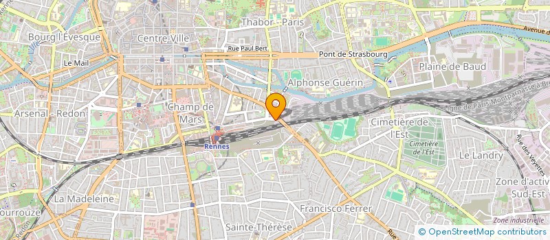 localisation de l'entreprise BUIGUES GOUIN-BROU INDIVISION  RENNES