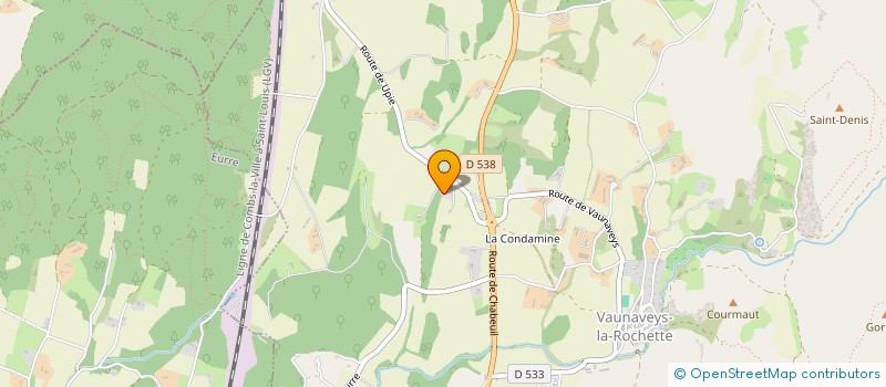 localisation de l'entreprise BUIH  VAUNAVEYS-LA-ROCHETTE