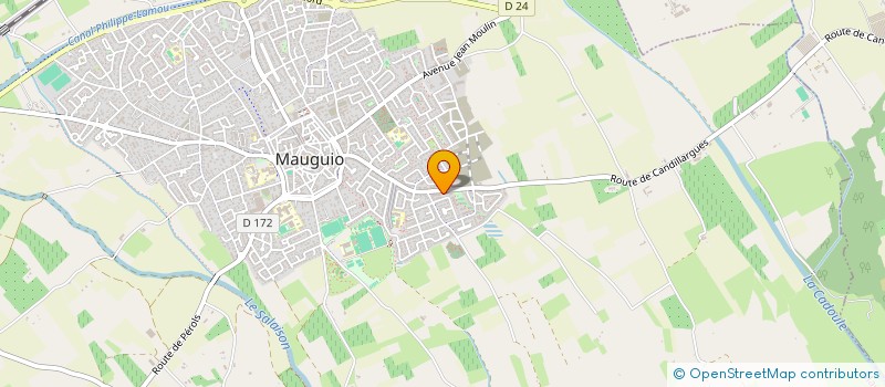 localisation de l'entreprise BUILD 4 YOU  MAUGUIO