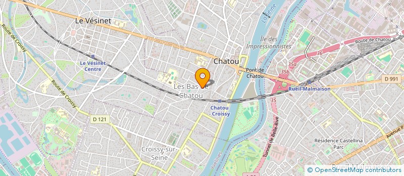 localisation de l'entreprise BUILD  CHATOU