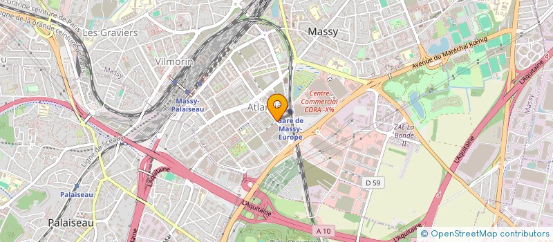 localisation de l'entreprise BUILD&COM à MASSY