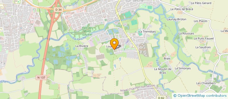 localisation de l'entreprise BUILD IMMOBILIER  NOYAL-CHATILLON-SUR-SEICHE