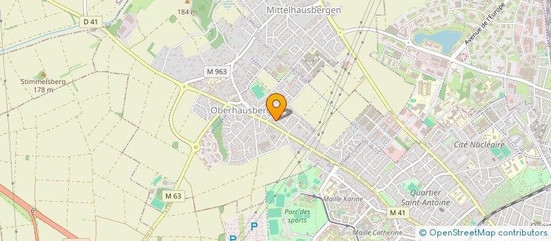 localisation de l'entreprise BUILD-ING à OBERHAUSBERGEN