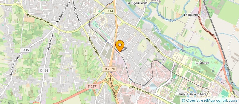 localisation de l'entreprise BUILD'ING à OLIVET