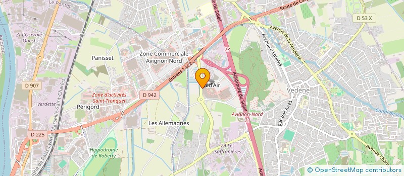 localisation de l'entreprise BUILD'INTERIOR AVIGNON à VEDENE